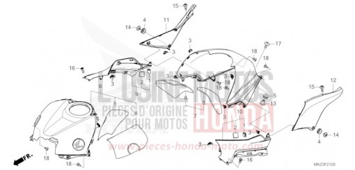 TOP SHELTER CBR600R3R de 2024